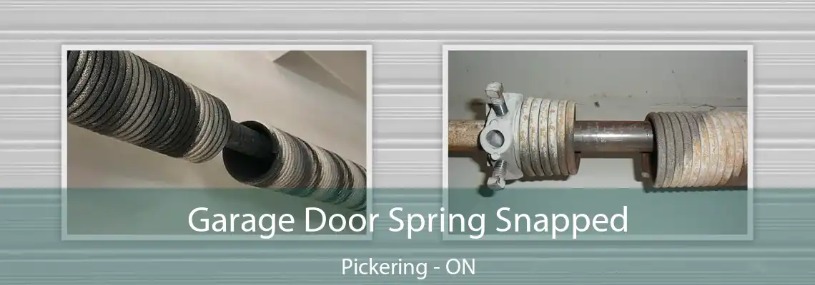 Garage Door Spring Snapped Pickering - ON