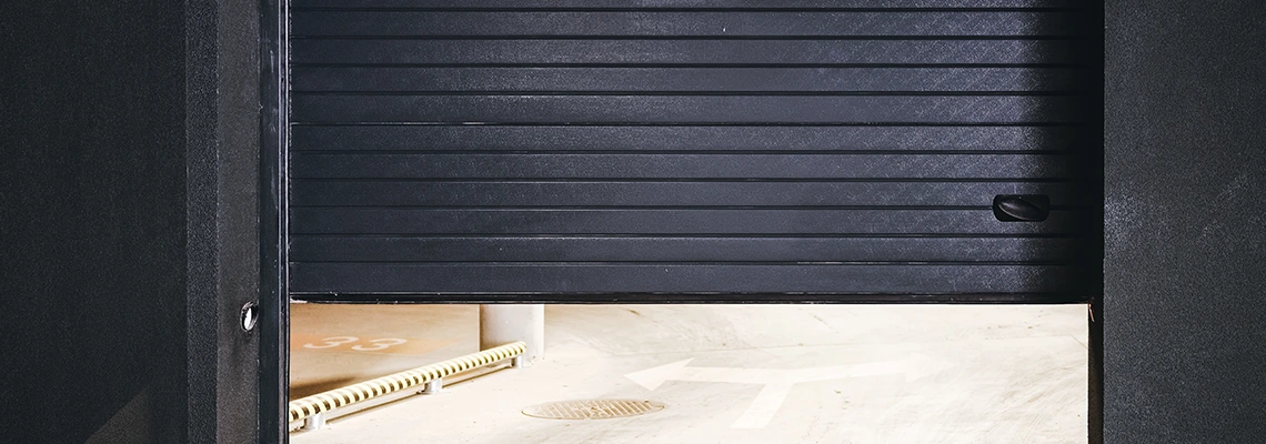 Residential Black Garage Door Installation in Pickering, ON